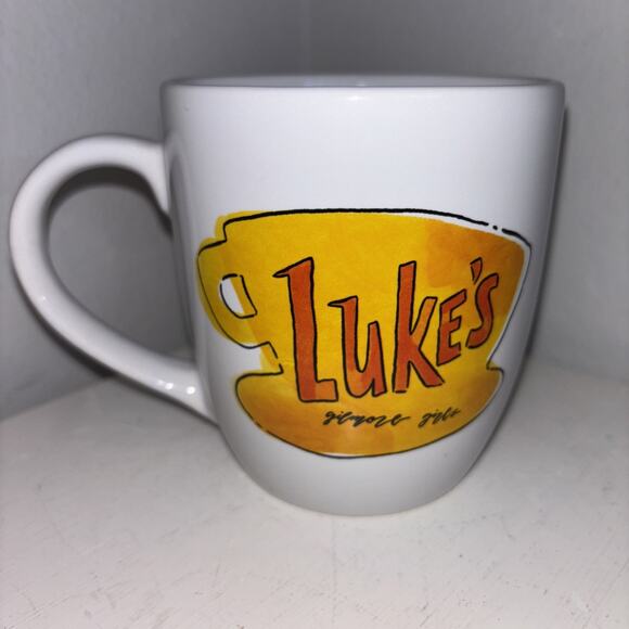 Gilmore Girls Luke’s Diner Logo 18oz Coffee Tea Mug Cup NEW - Picture 2 of 4